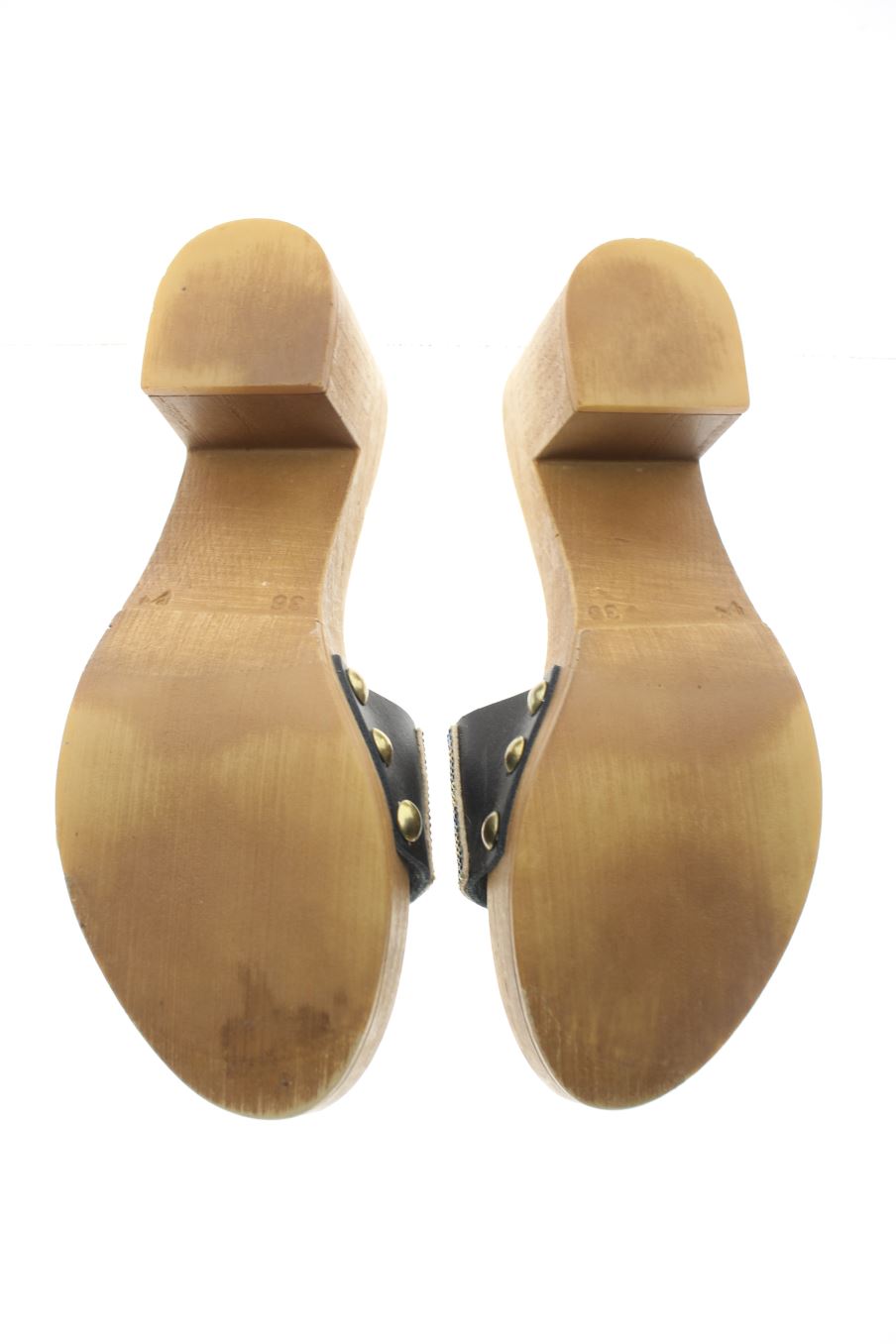 Sandalias tacon de DIEZDEDOS de la talla 36, de color estampado de