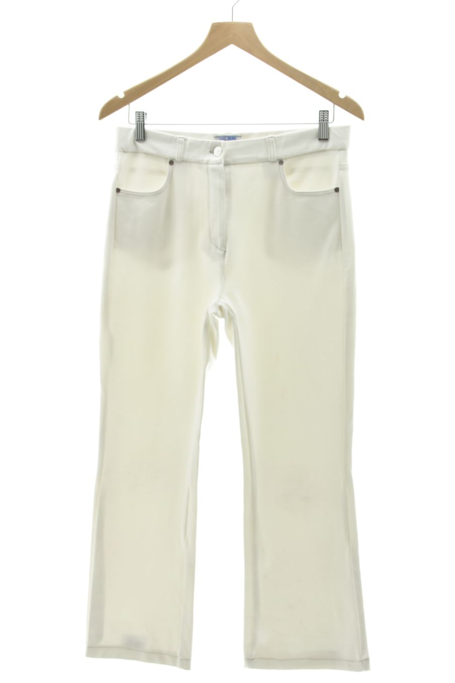 Pantaloni de zanco de la talla 42, de color bianco