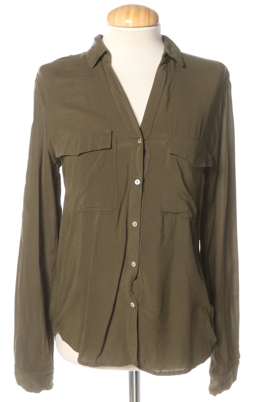 Chemise Easy wear de la taille XS, de couleur vert