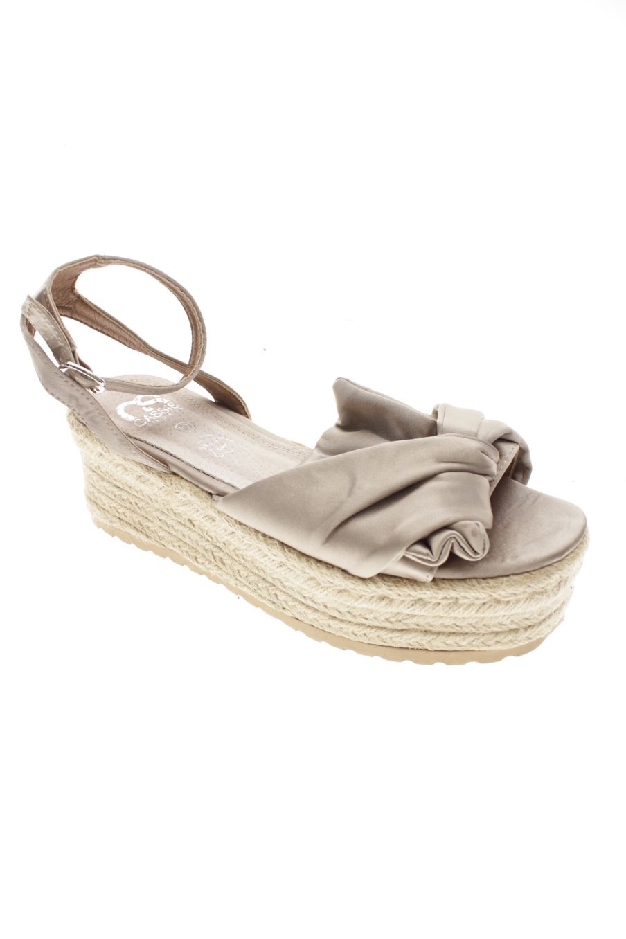 Plataformas de Cote d' Azur de la talla 39, de color beige de