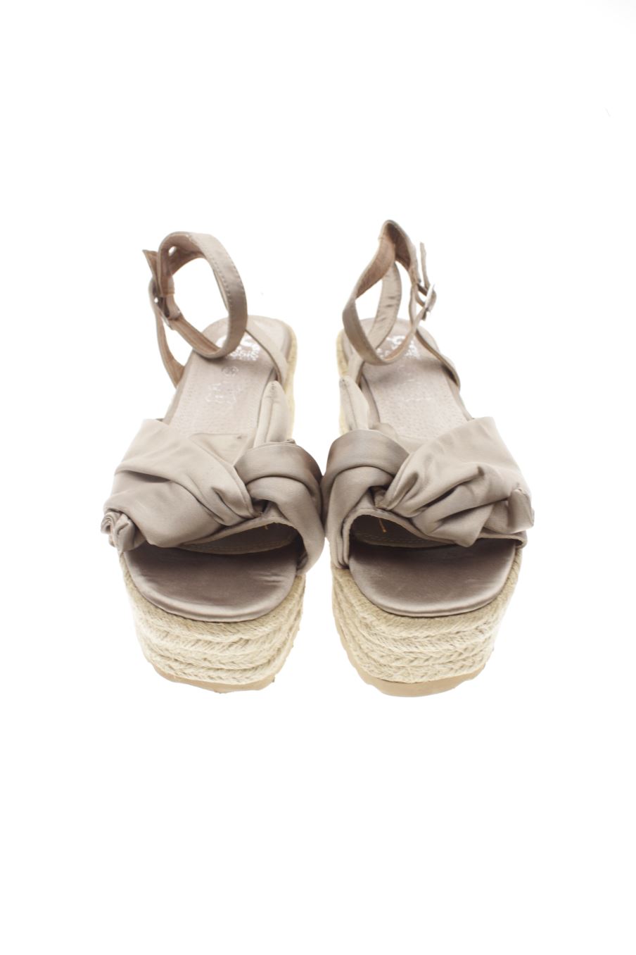 Plataformas de Cote d' Azur de la talla 39, de color beige de