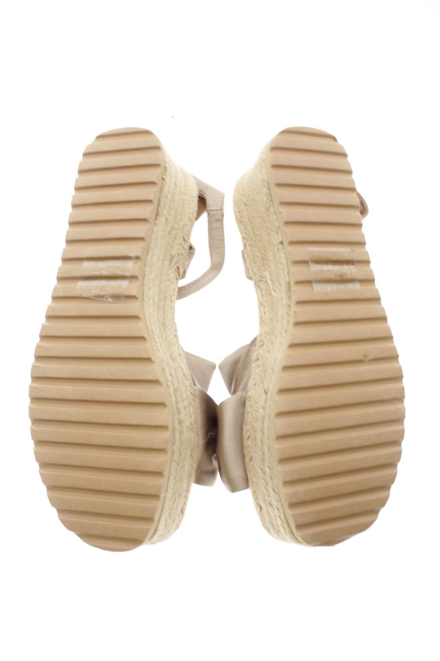Plataformas de Cote d' Azur de la talla 39, de color beige de