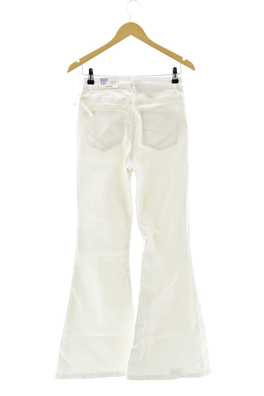 Jeans Pimkie de la taille 38, de couleur blanc de denim