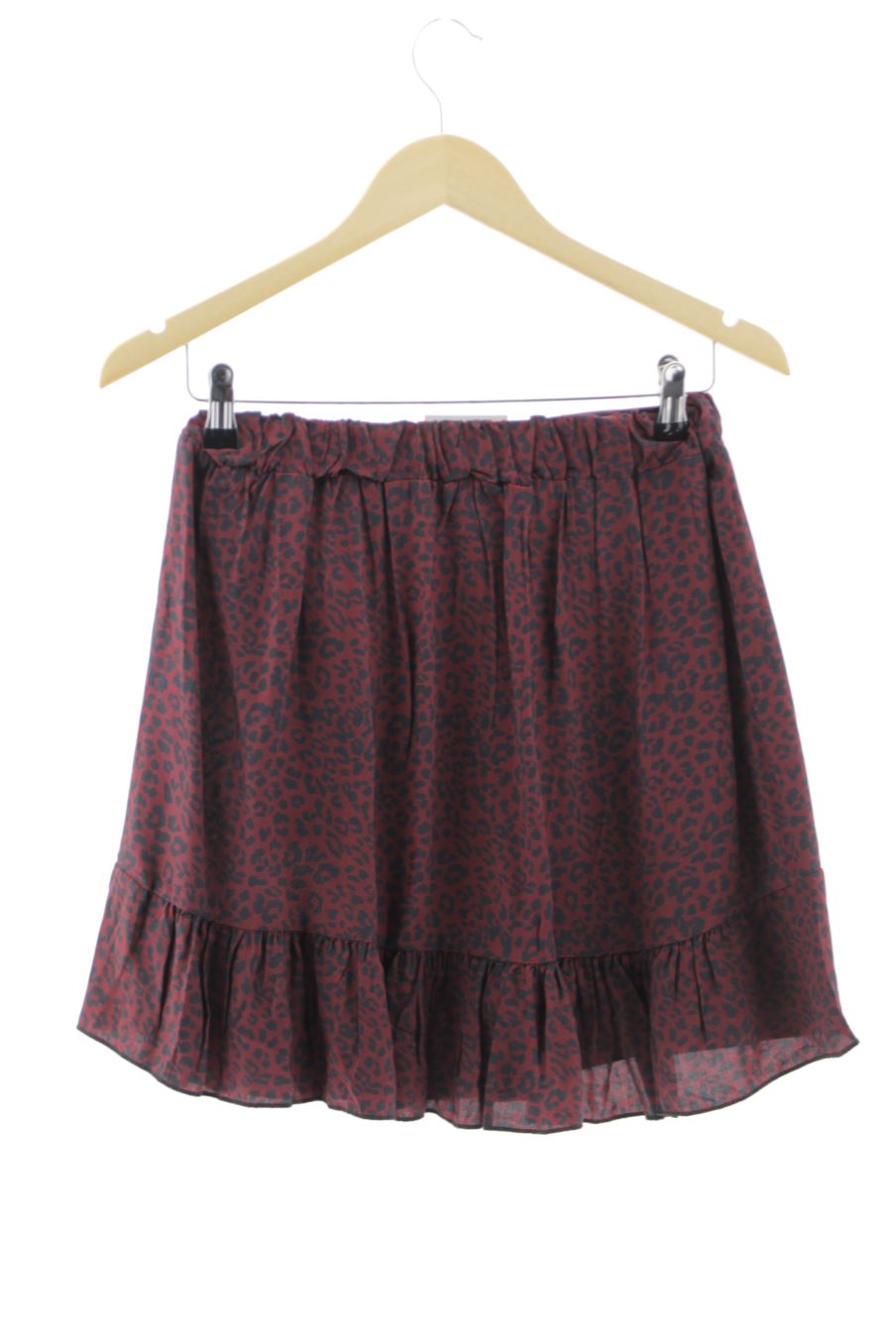 Falda de Made in italy de la talla 38, de color animal print