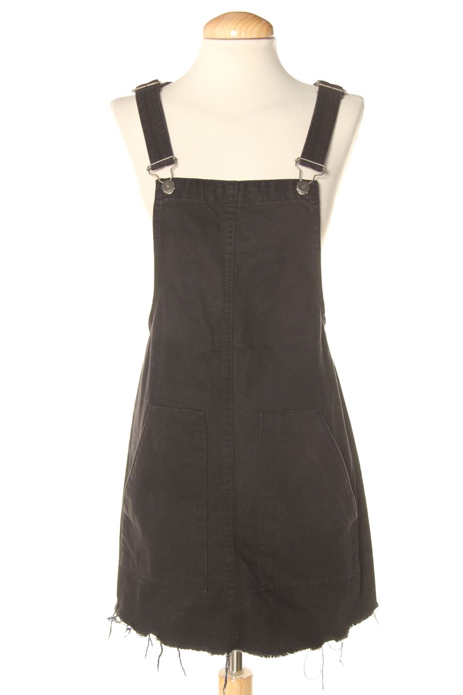 Vestido casual de Pull & Bear de la talla S, de color negro de ropa vaquera