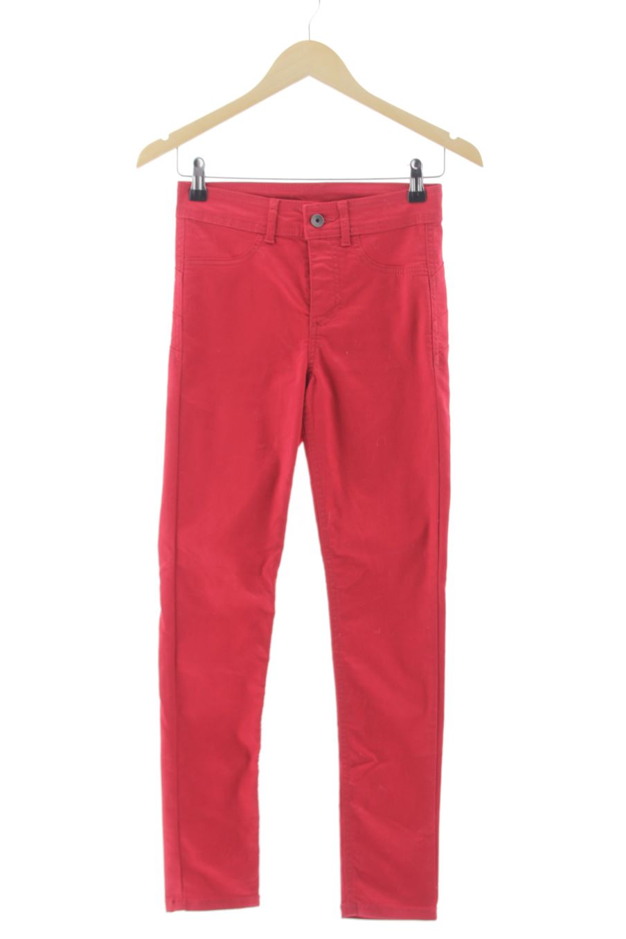 Jeans Calzedonia de la taille S, de couleur rouge de denim