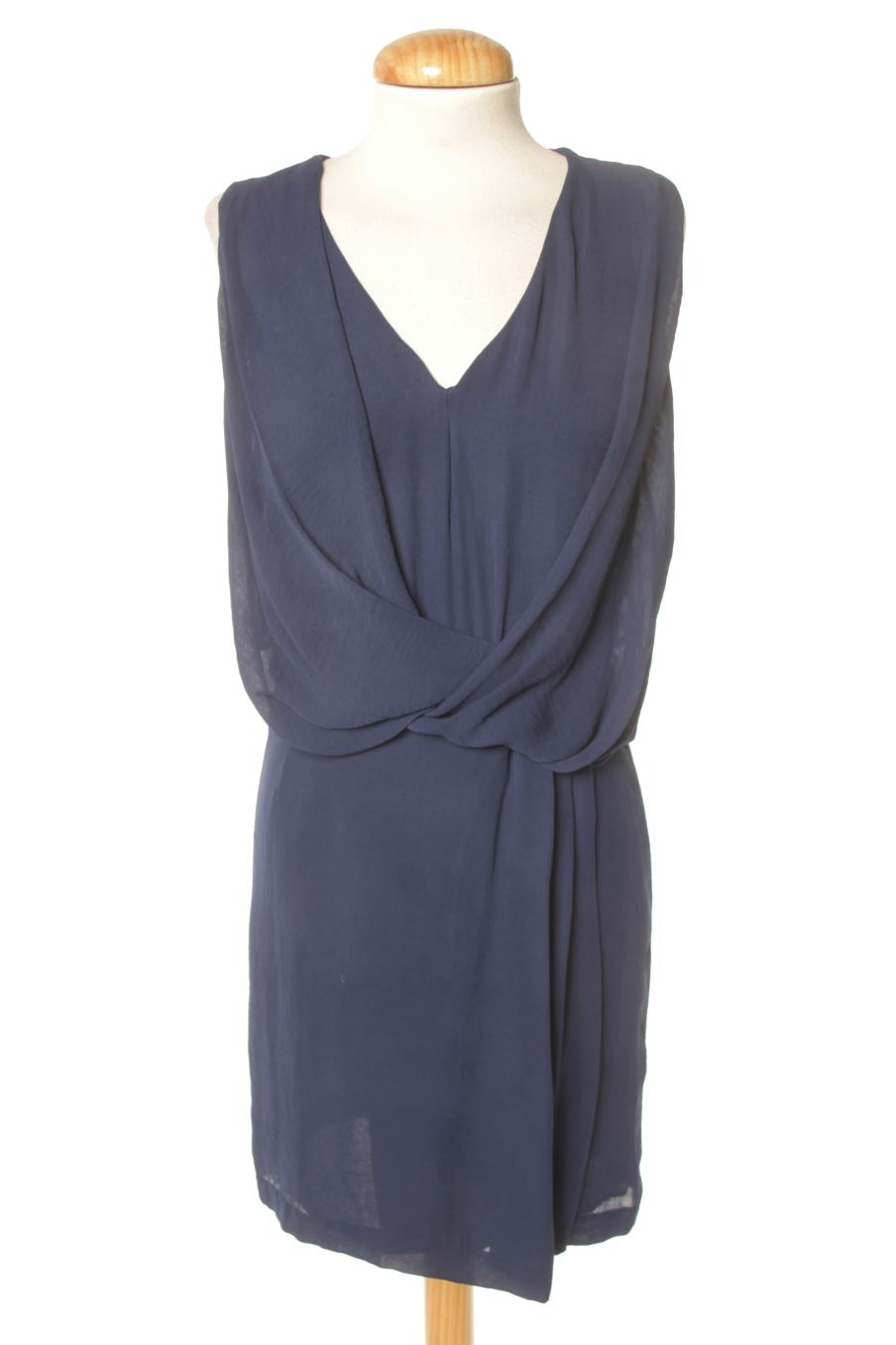 Robe casual Mango de la taille XS, de couleur bleu marine