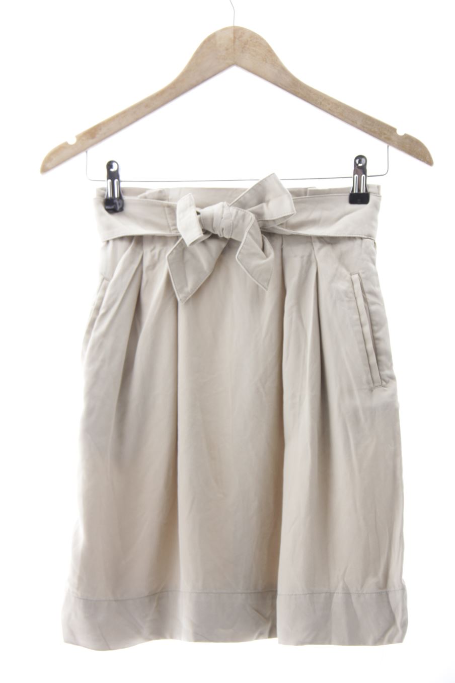 Falda de H&M de la talla 34, de color beige