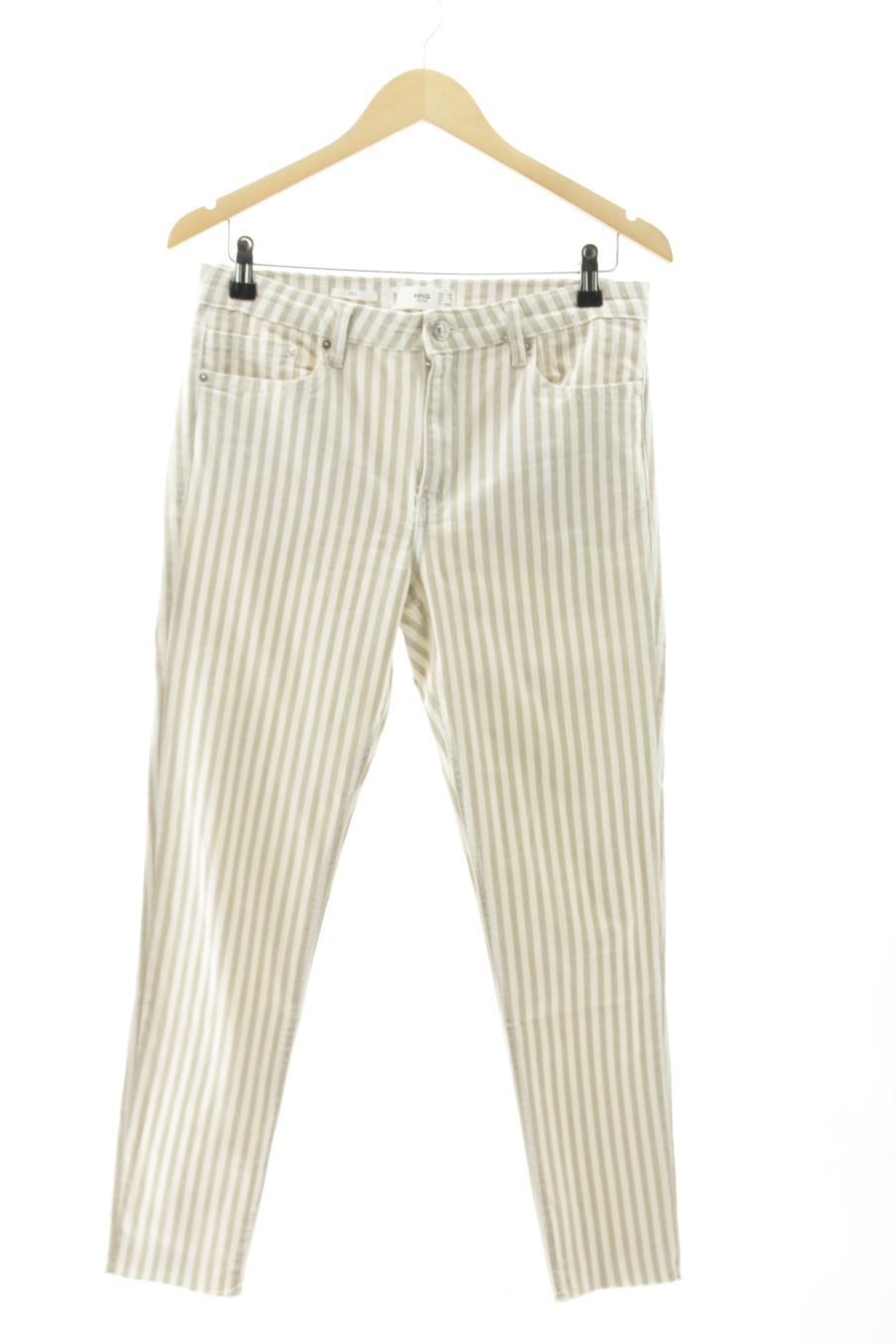 Jeans Mango de la taille 40, de couleur rayures de denim
