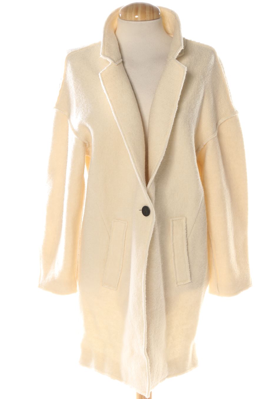 Manteau Zara de la taille M, de couleur beige