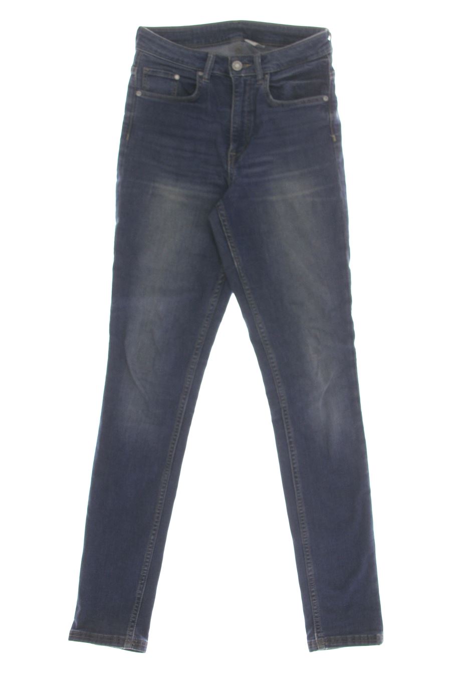 Jeans H&M de la taille 36, de couleur bleu de denim