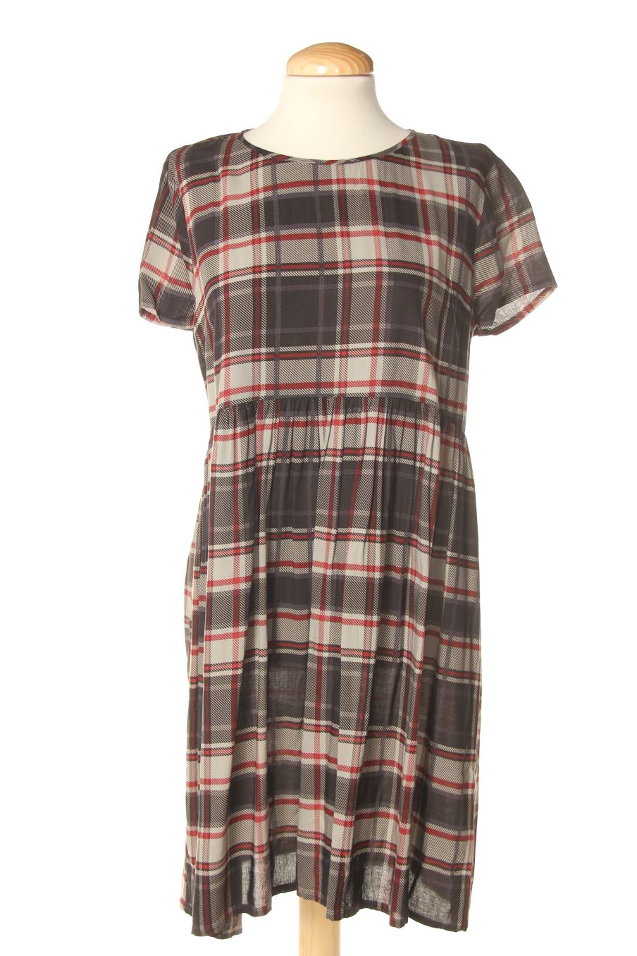 Vestido casual de Benetton de la talla M, de color cuadros