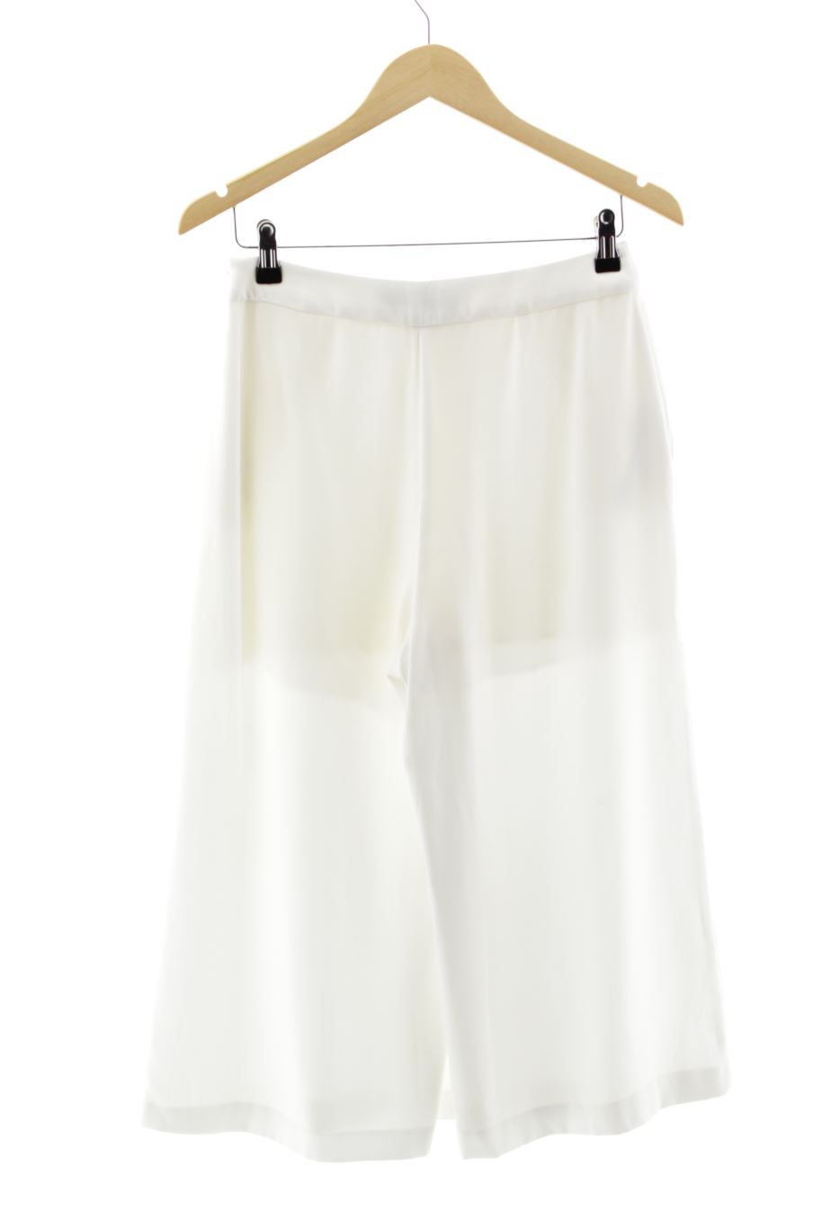 Pantalones de Mango de la talla 38, de color blanco