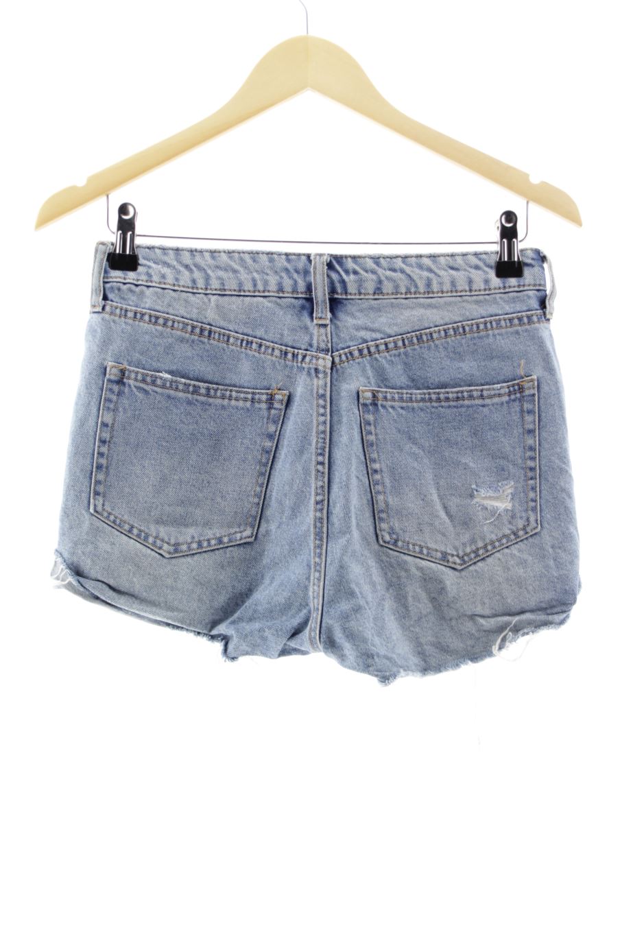 Shorts H&M de la taille 36, de couleur bleu de denim