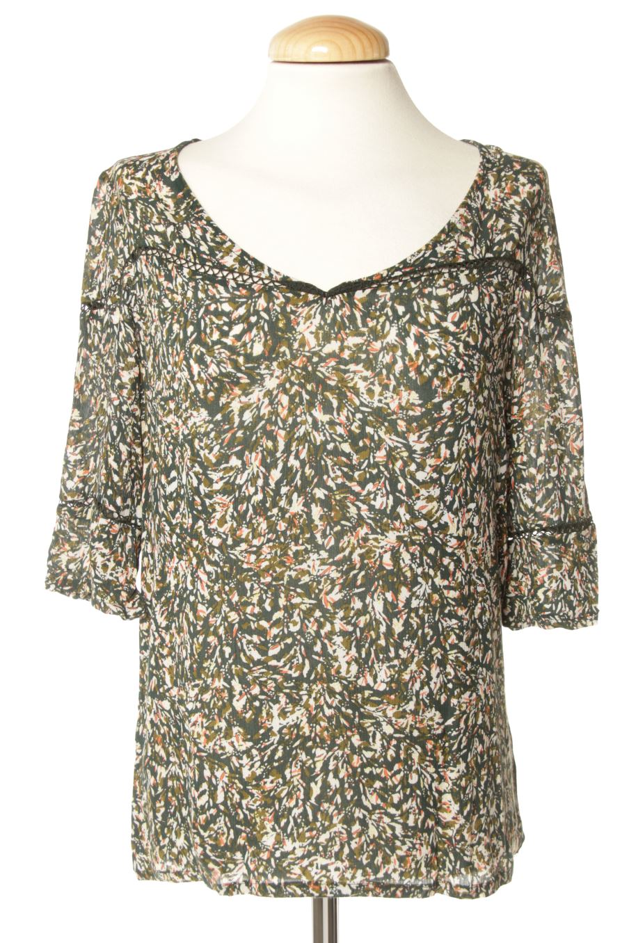 Blouse à manches longues Promod de la taille S, de couleur imprimés