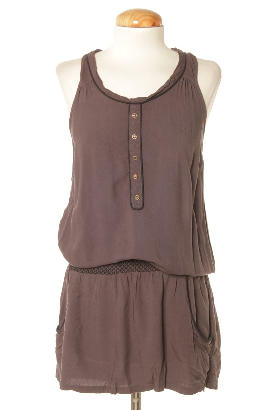 Einfaches Kleid von Bizzbee Größe S, Farbe Grau, für