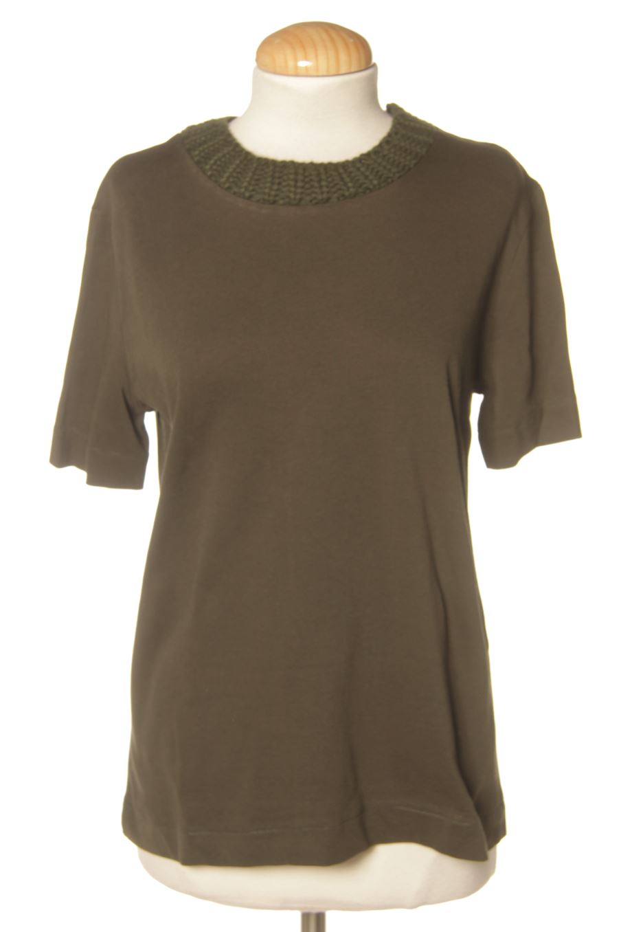 Camiseta de trf (ZARA) de la talla M, de color verde
