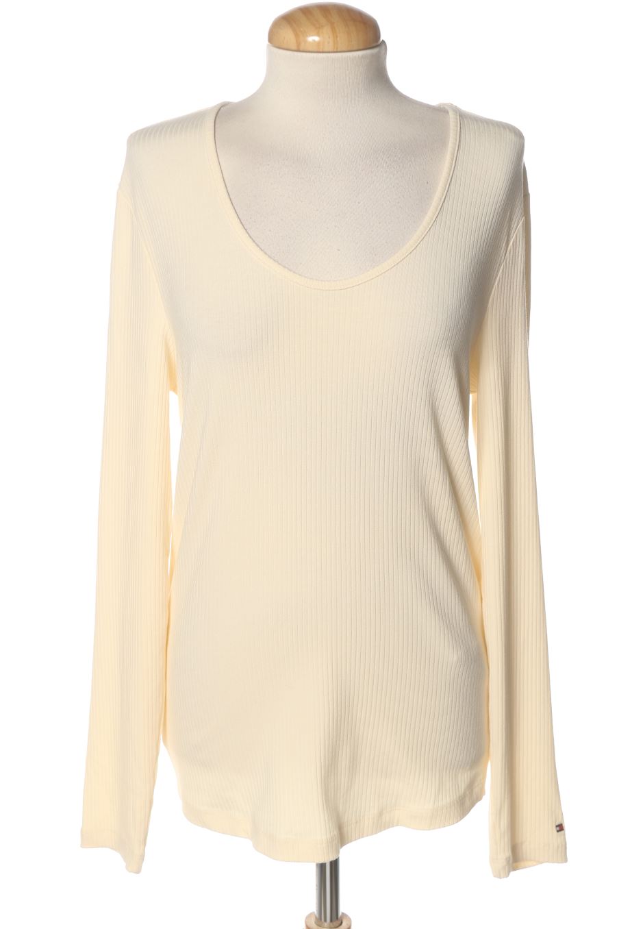 Camiseta manga larga de Tommy Hilfiger de la talla L, de color beige