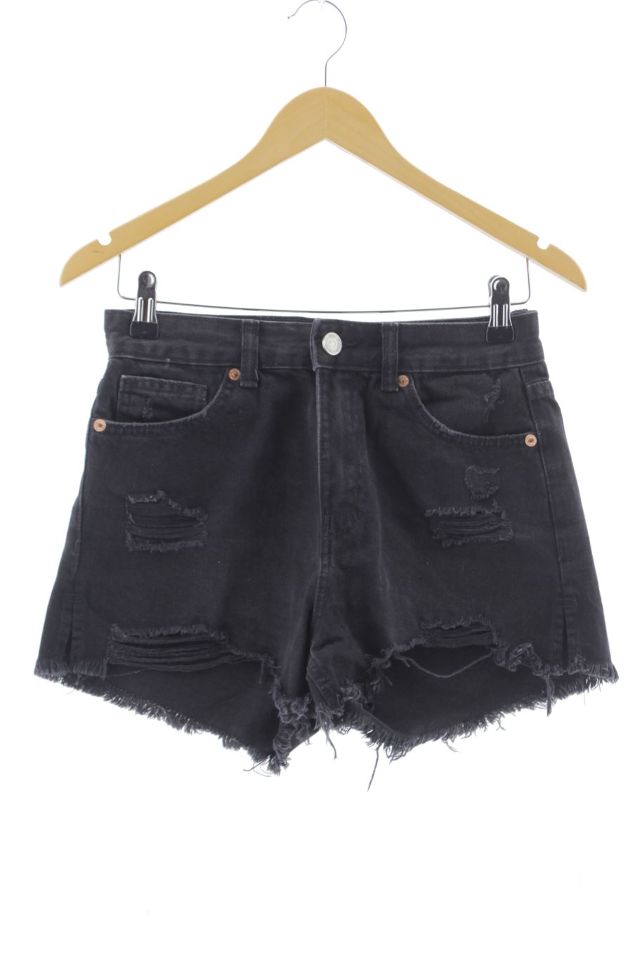Shorts FB sister de la taille S, de couleur noir de denim