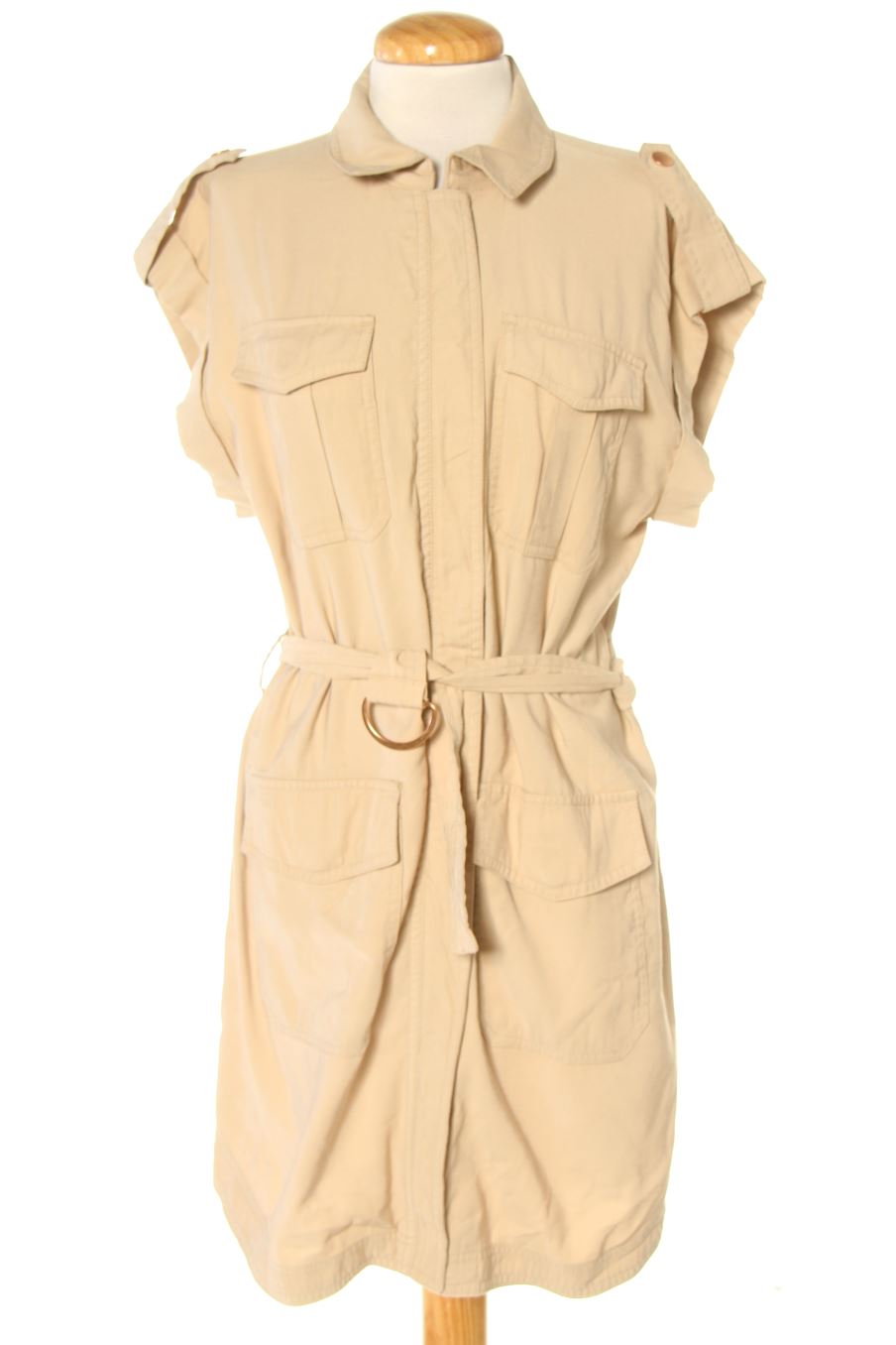Robe casual Only de la taille L, de couleur beige