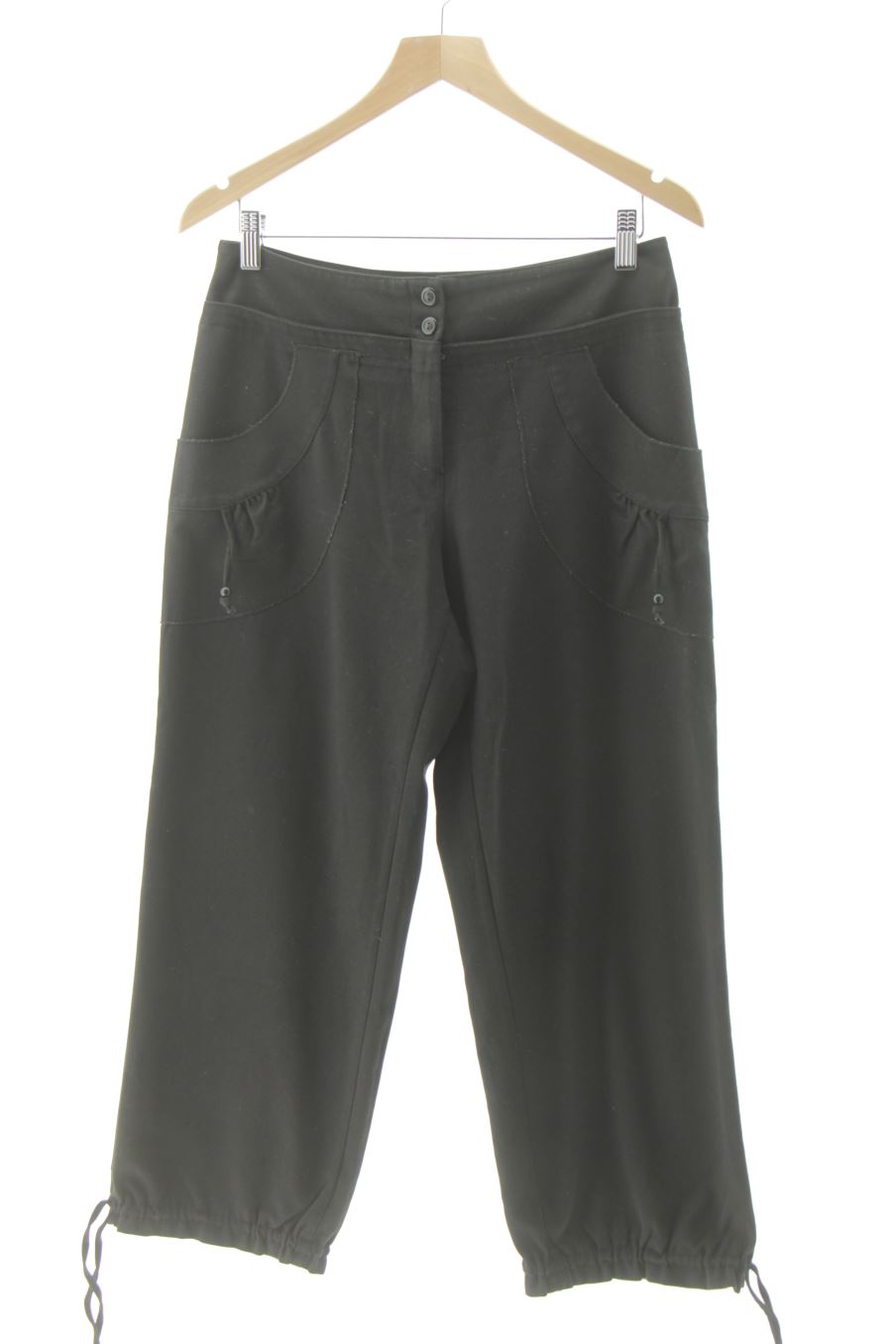 Pantaloni casual de Affinités de la talla 38, de color nero