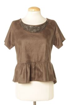 Kurzärmelige Bluse S Nekane