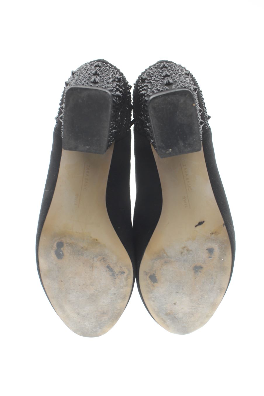 Botines de Zara de la talla 39, de color negro de