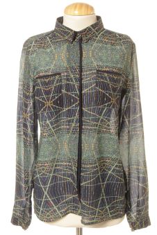 Blusa a maniche lunghe 36 Adolfo Dominguez