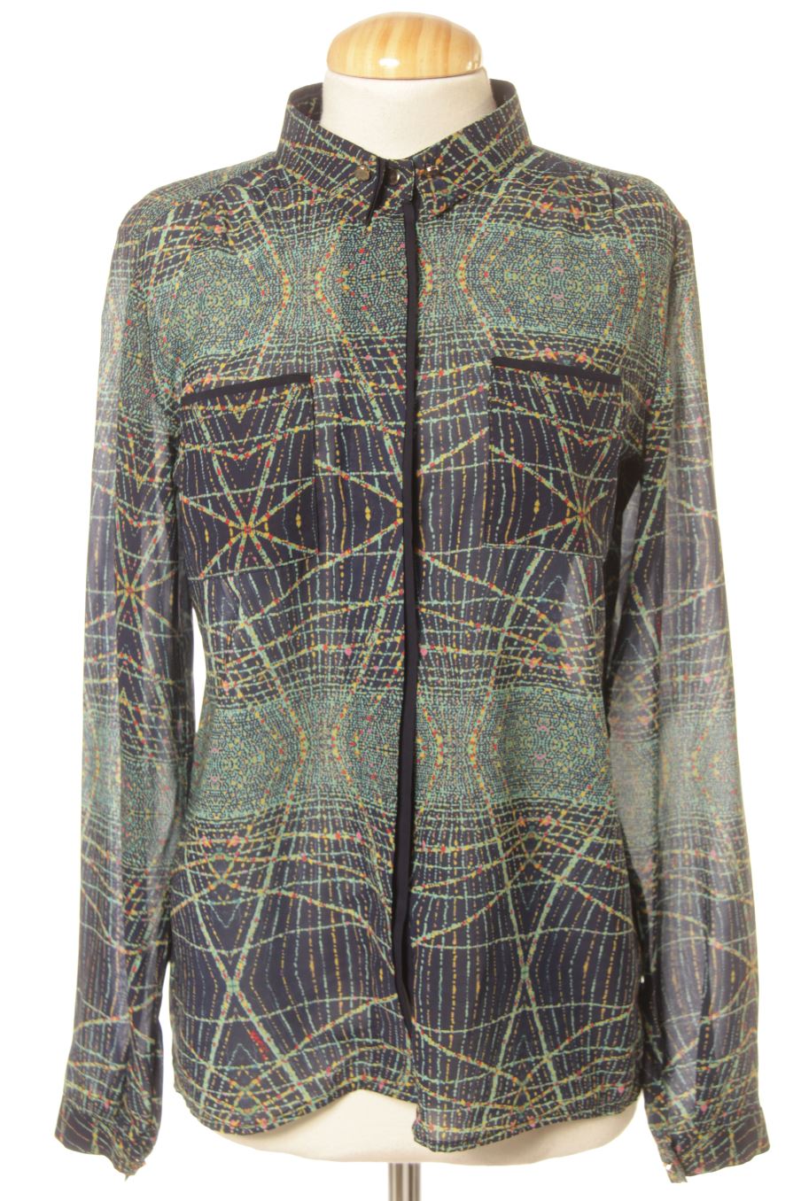 Blusa a maniche lunghe de Adolfo Dominguez de la talla 36, de color stampato