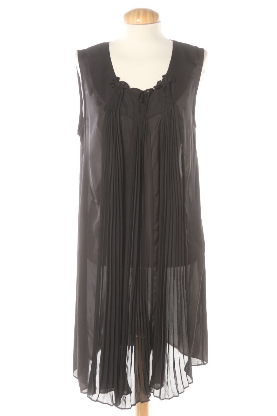 Robe casual Uterqüe de la taille L, de couleur noir
