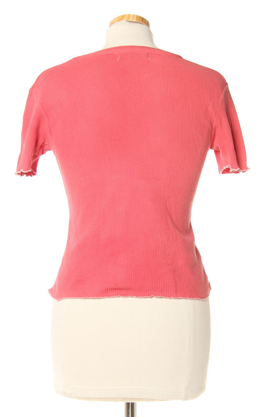 T-shirt Pull & Bear de la taille S, de couleur rose