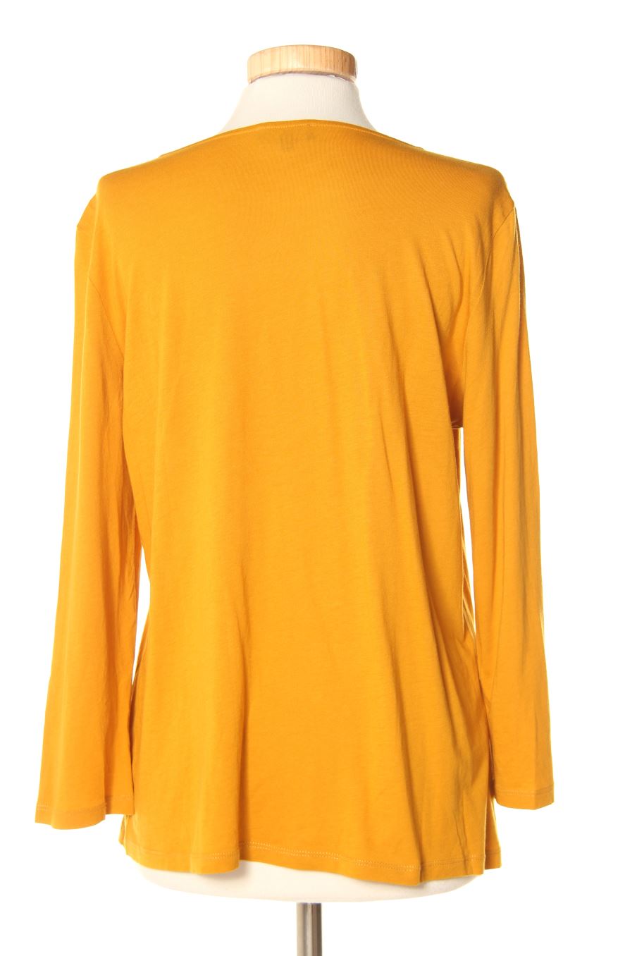 T-shirt à manches longues Caroll de la taille 40, de couleur moutarde