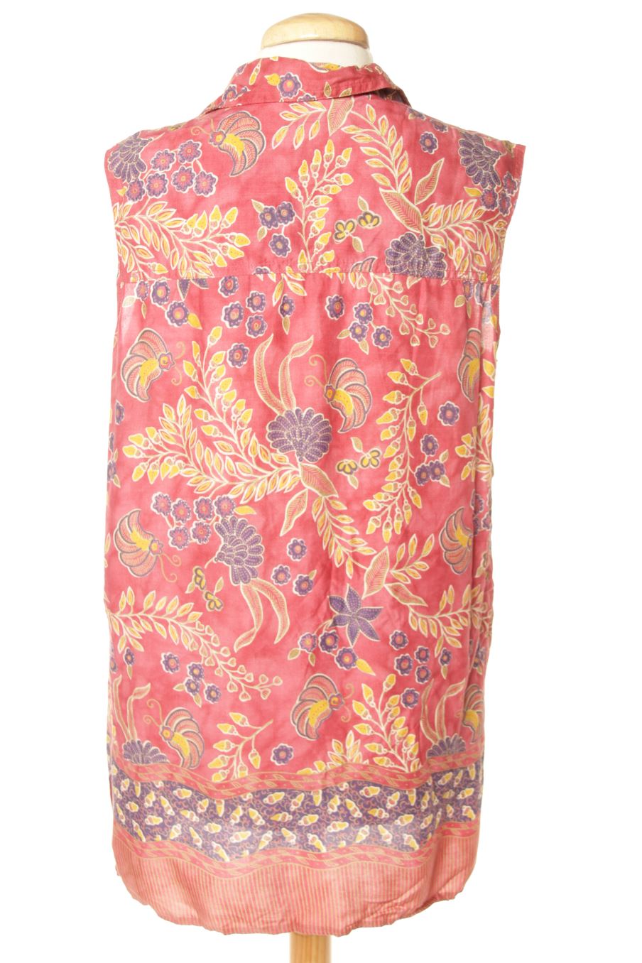 Ärmelloses Hemd von Marks&Spencer Größe 42, Farbe Geblümt, für