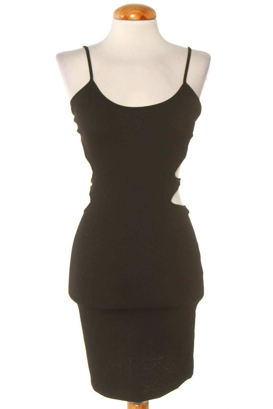 Aufwändiges Kleid von Bershka Größe XS, Farbe Schwarz, für