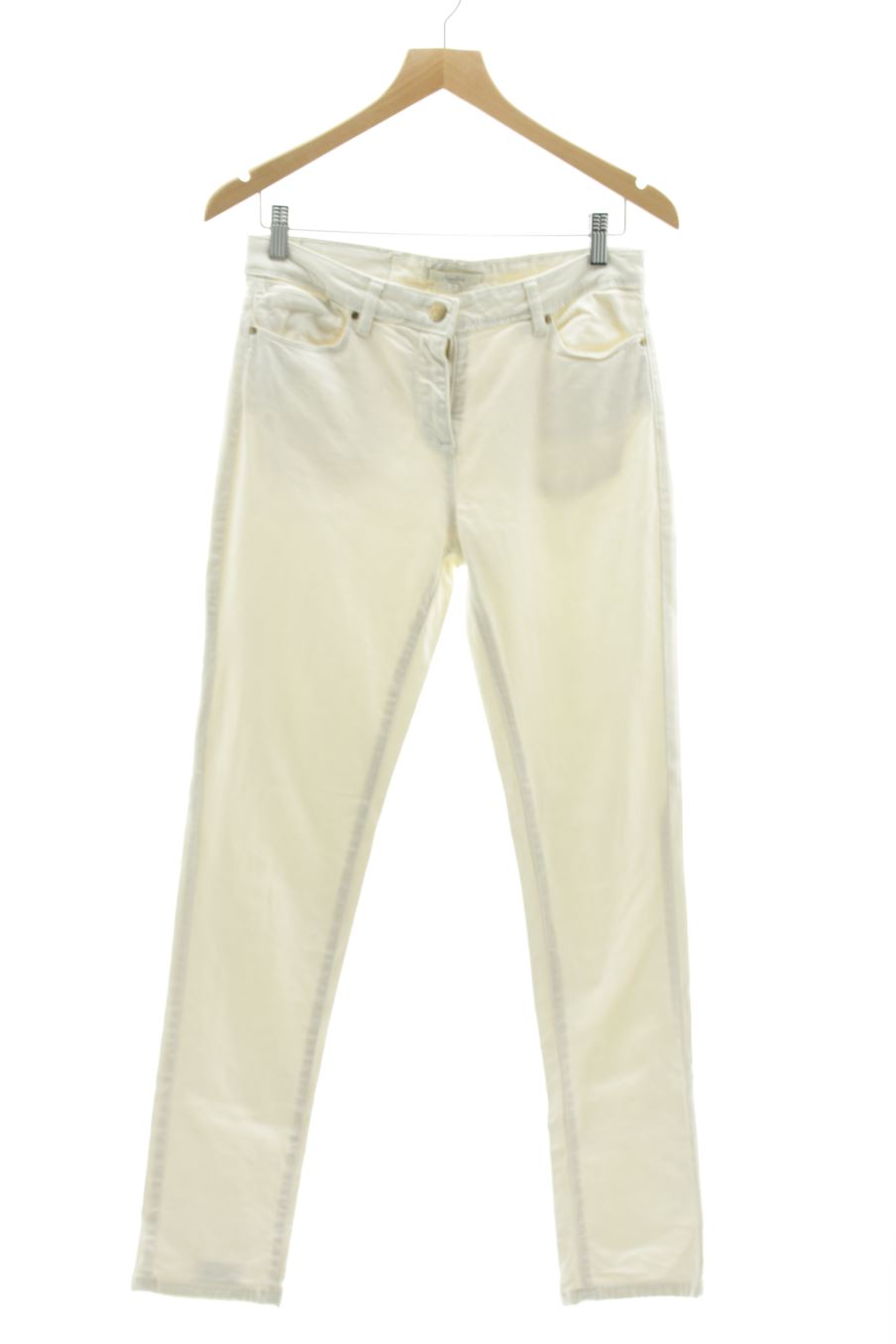 Jeans Amitié de la taille 38, de couleur blanc de denim