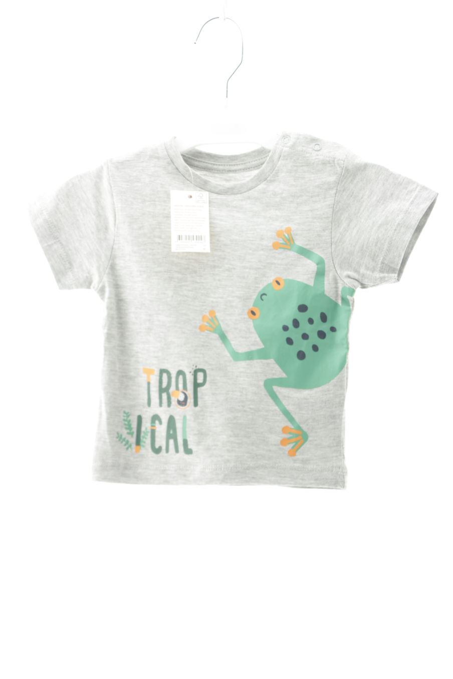 T-shirt ZY Baby de la taille 6 mois avec une étiquette