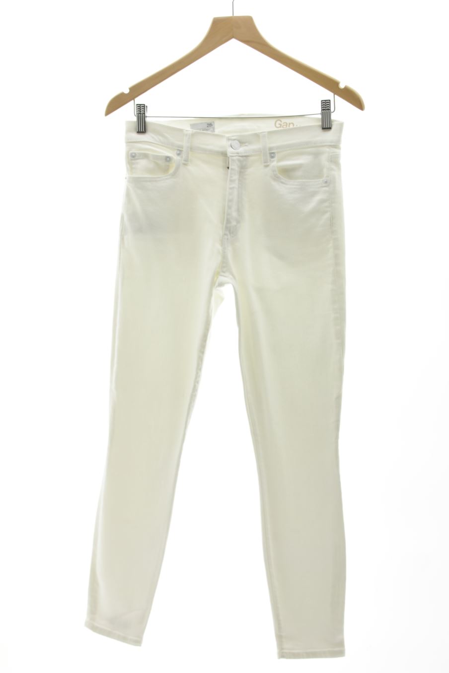 Jeans Gap de la taille 38, de couleur blanc
