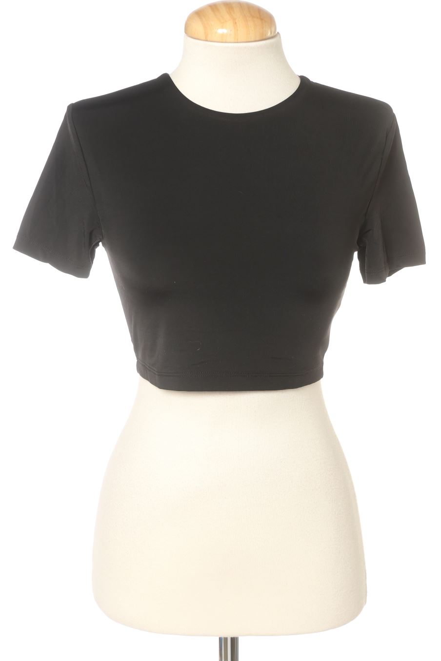 Top de Zara de la talla M, de color negro