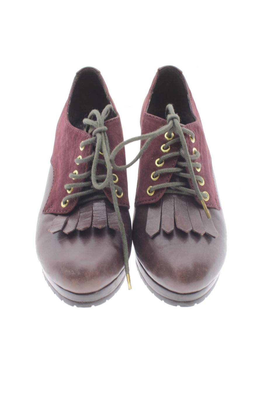 Botines de BIMBA Y LOLA de la talla 36, de color burdeos de