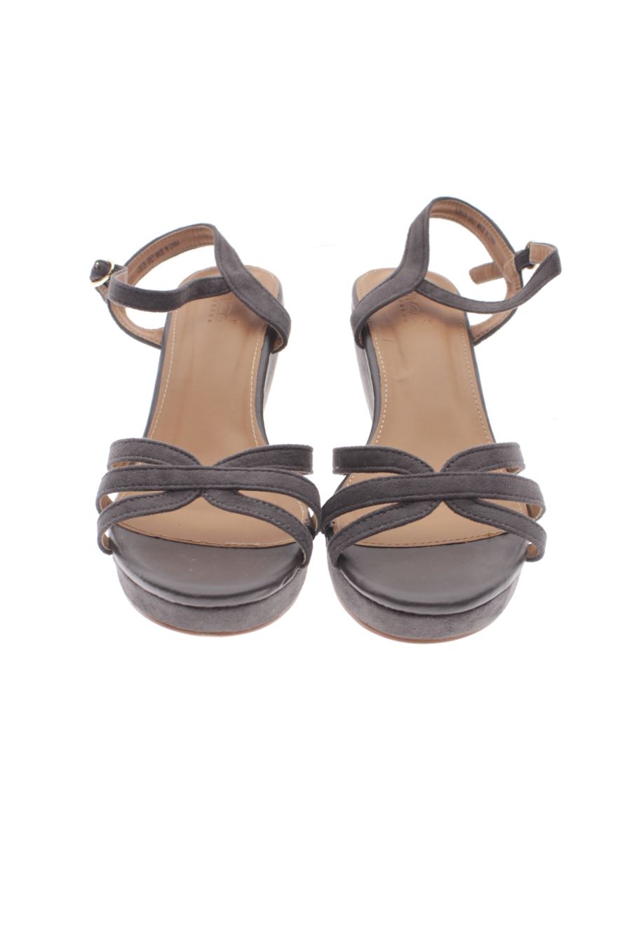 Plataformas de Unze London de la talla 37, de color gris de