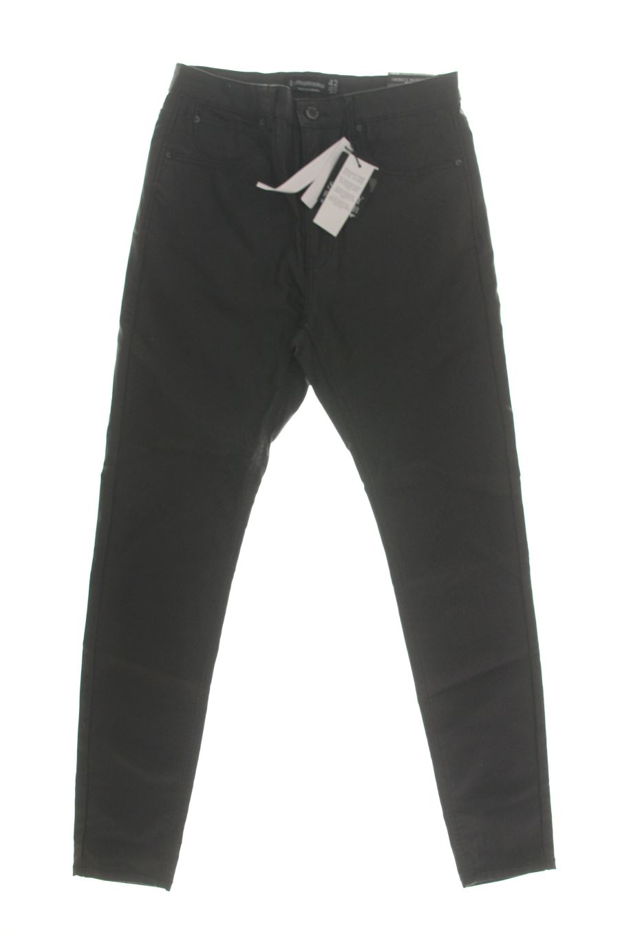 Jeans Stradivarius de la taille 42, de couleur noir de denim