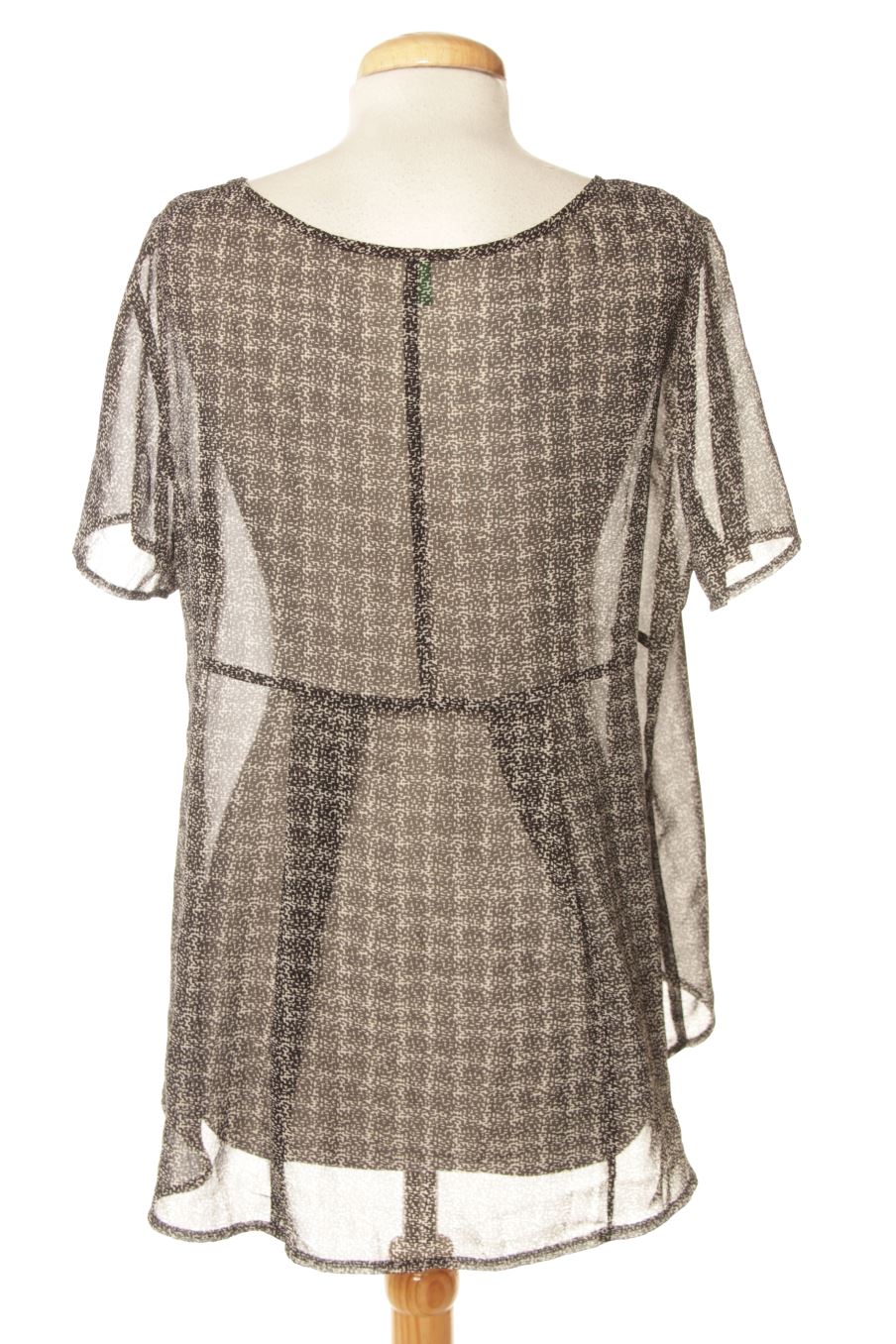 Blouse à manches courtes Benetton de la taille M, de couleur imprimés