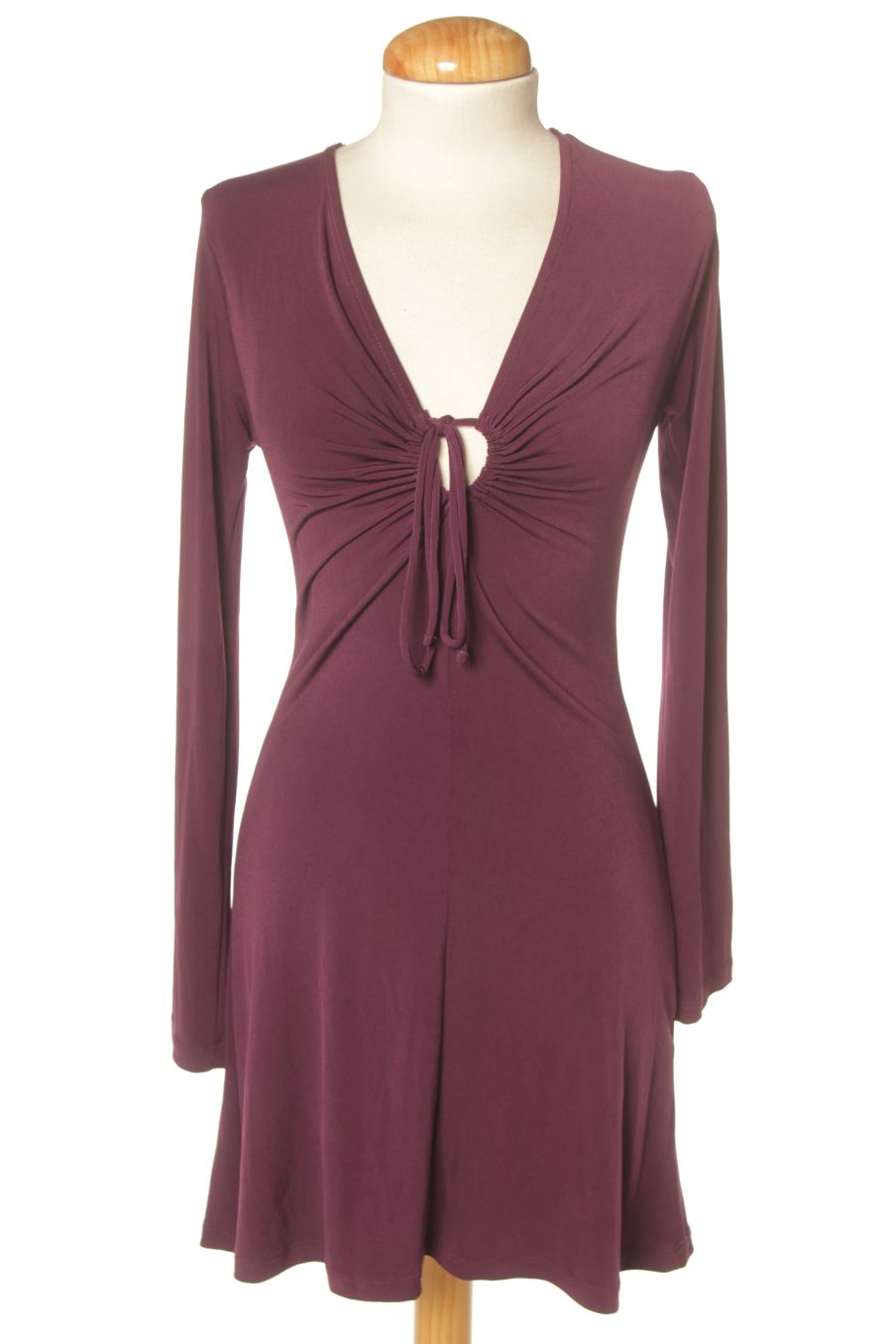 Robe casual Stradivarius de la taille S, de couleur pourpre