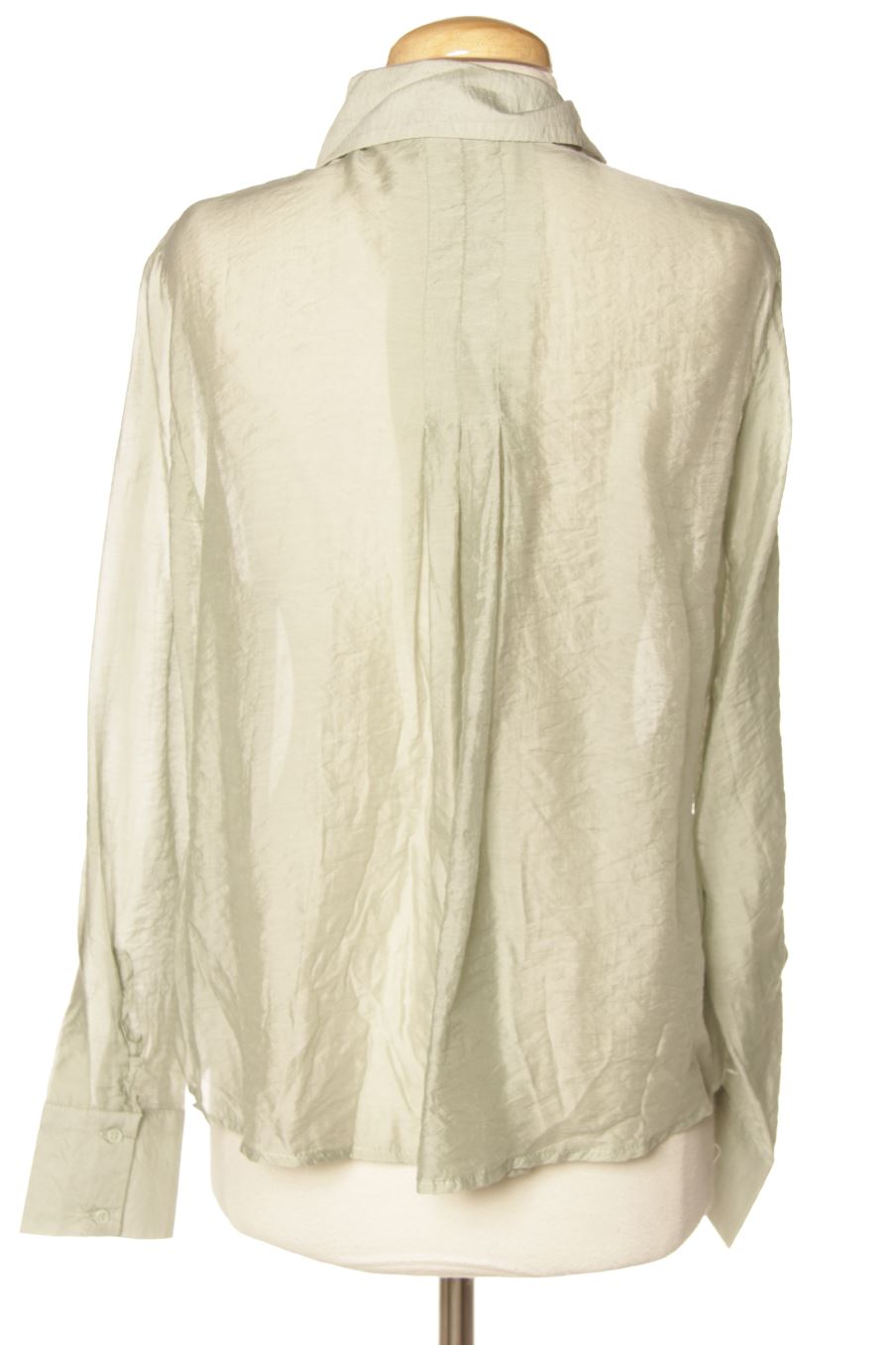 Camisa de Zara de la talla M, de color verde
