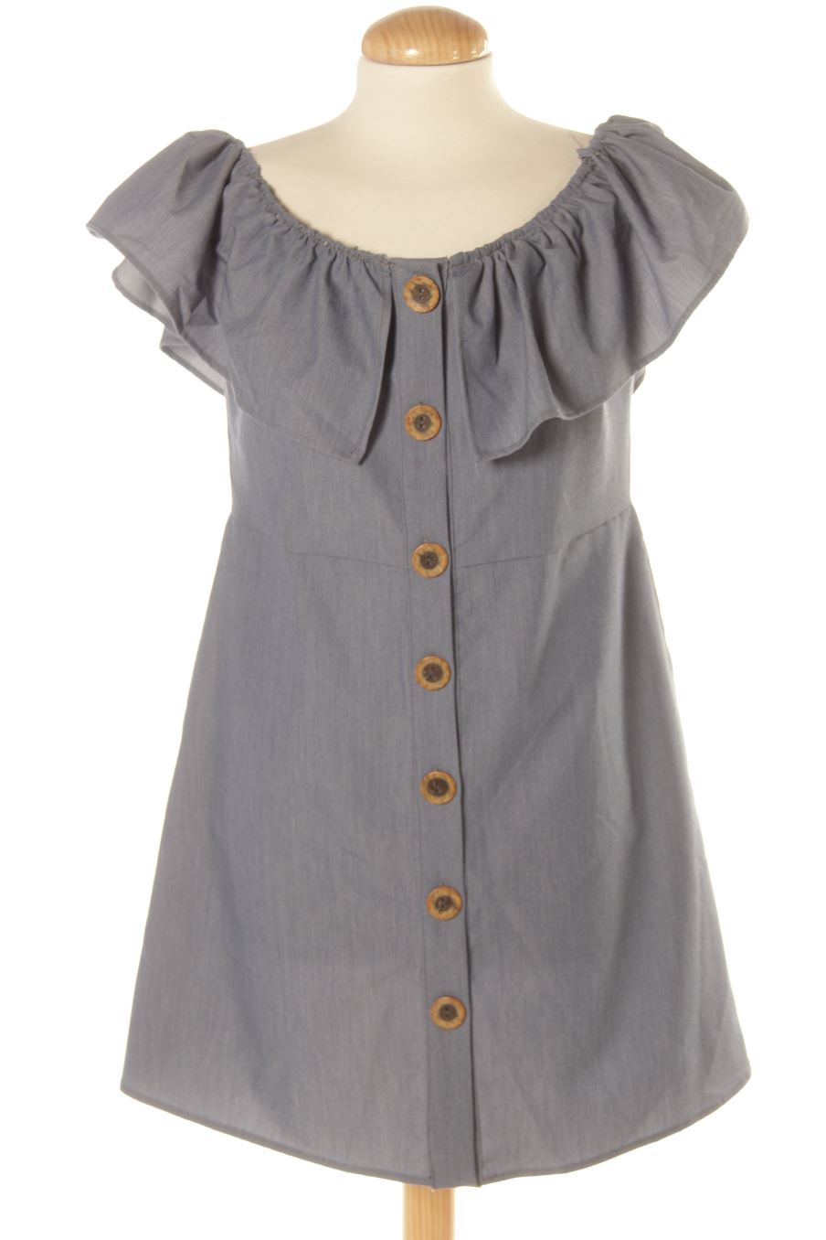 Robe casual Celop de la taille M, de couleur bleu