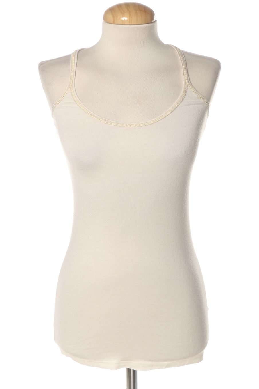 Top salsa de la taille S, de couleur blanc