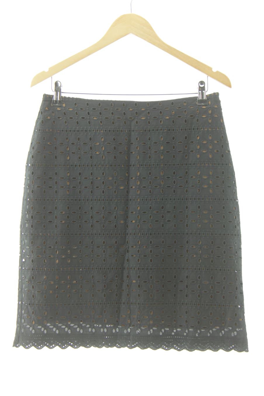 Falda de Caroll de la talla 40, de color negro