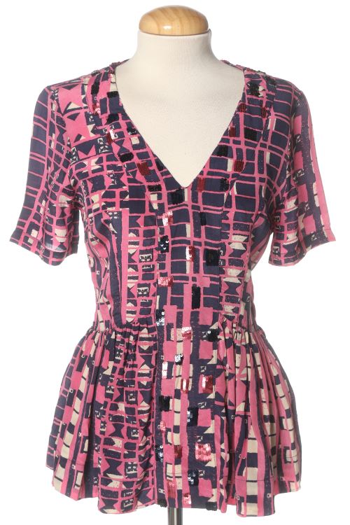 Blouse à manches courtes