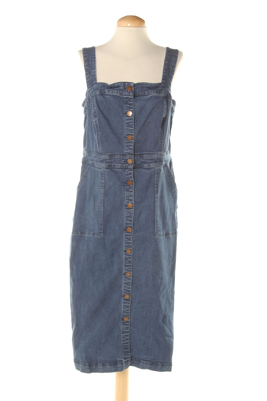 Vestido casual de Boden de la talla 44, de color azul de ropa vaquera