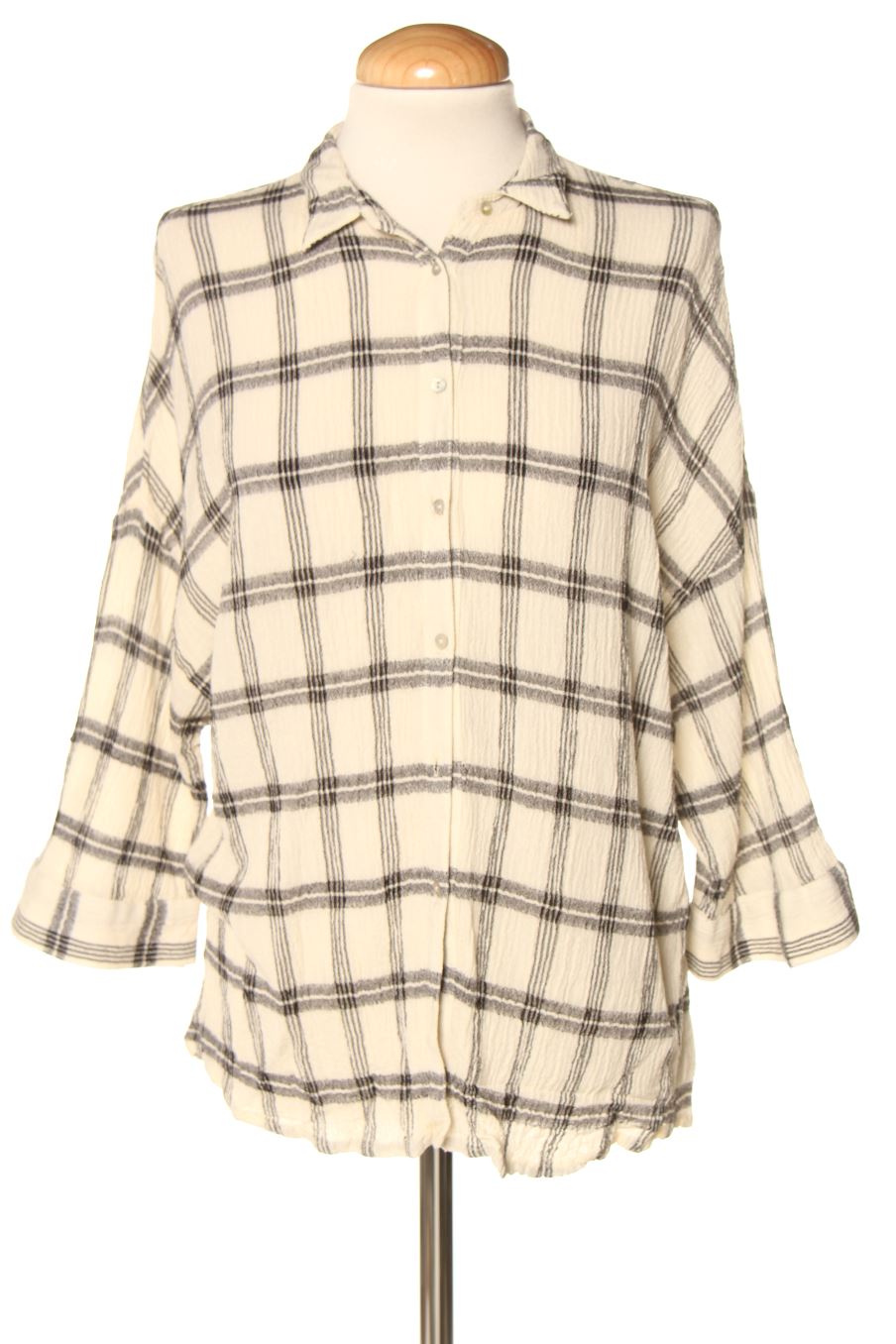 Chemise col bateau zara best sale